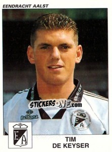 Sticker Tim De Keyser - Football Belgium 2000-2001 n. 12 - Panini