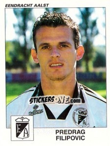 Sticker Predrag Filipovic - Football Belgium 2000-2001 n. 13 - Panini
