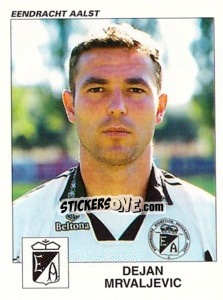 Cromo Dejan Mrvaljevic - Football Belgium 2000-2001 - Panini
