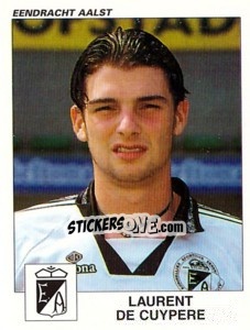 Sticker Laurent De Cuypere - Football Belgium 2000-2001 - Panini