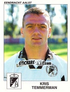 Sticker Kris Temmerman - Football Belgium 2000-2001 - Panini