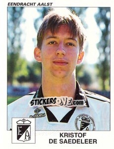Figurina Kristof De Saedeleer - Football Belgium 2000-2001 - Panini