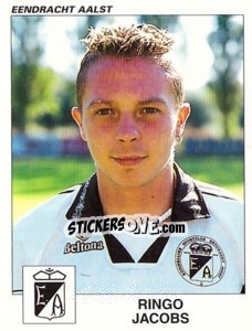 Sticker Ringo Jacobs - Football Belgium 2000-2001 n. 22 - Panini