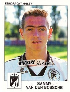 Sticker Sammy van den Bossche - Football Belgium 2000-2001 - Panini