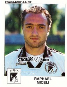 Sticker Raphael Miceli - Football Belgium 2000-2001 - Panini