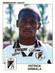Figurina Patrick Dimbala - Football Belgium 2000-2001 n. 26 - Panini