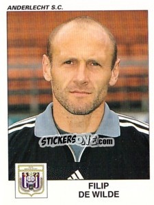 Cromo Filip De Wilde - Football Belgium 2000-2001 - Panini