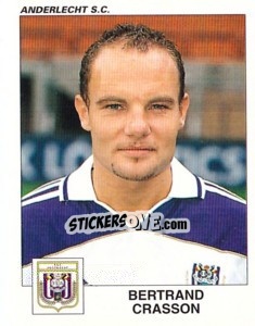 Sticker Bertrand Crasson - Football Belgium 2000-2001 - Panini