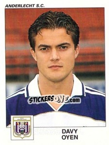 Sticker Davy Oyen - Football Belgium 2000-2001 - Panini