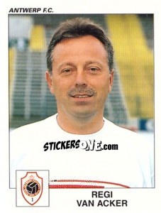 Sticker Regi Van Acker - Football Belgium 2000-2001 n. 49 - Panini