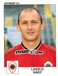 Sticker Laszlo Nagy - Football Belgium 2000-2001 - Panini
