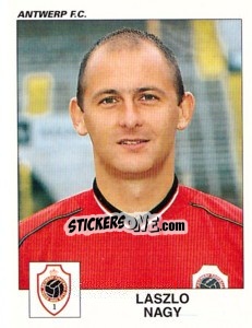 Sticker Laszlo Nagy - Football Belgium 2000-2001 n. 51 - Panini