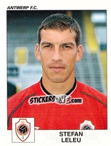 Sticker Stefan Leleu - Football Belgium 2000-2001 n. 52 - Panini