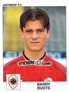 Sticker Barry Budts - Football Belgium 2000-2001 n. 53 - Panini