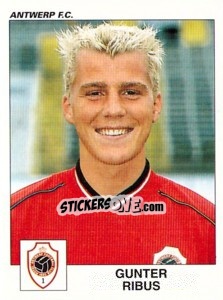 Sticker Gunter Ribus - Football Belgium 2000-2001 - Panini