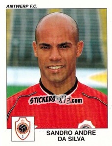 Sticker Sandro Andre Da Silva - Football Belgium 2000-2001 - Panini