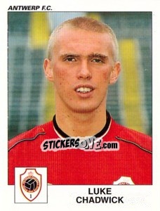 Sticker Luke Chadwick - Football Belgium 2000-2001 - Panini