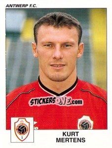 Sticker Kurt Mertens - Football Belgium 2000-2001 n. 63 - Panini