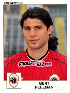 Sticker Gert Peelman - Football Belgium 2000-2001 n. 66 - Panini