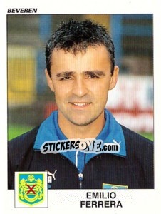 Sticker Emilio Ferrera - Football Belgium 2000-2001 n. 69 - Panini