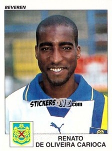 Sticker Renato De Oliveira Carioca - Football Belgium 2000-2001 - Panini