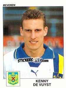 Sticker Kenny De Vuyst - Football Belgium 2000-2001 n. 74 - Panini