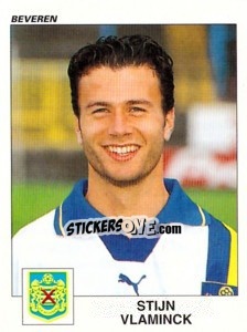 Sticker Stijn Vlaminck - Football Belgium 2000-2001 - Panini