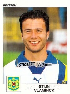 Sticker Stijn Vlaminck - Football Belgium 2000-2001 n. 75 - Panini