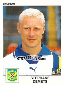 Sticker Stephane Demets - Football Belgium 2000-2001 - Panini