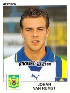 Sticker Johan Van Rumst - Football Belgium 2000-2001 - Panini