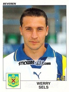 Sticker Werry Sels - Football Belgium 2000-2001 - Panini