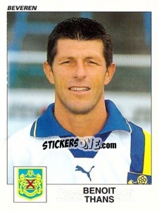 Sticker Benoit Thans - Football Belgium 2000-2001 - Panini
