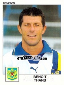 Figurina Benoit Thans - Football Belgium 2000-2001 n. 82 - Panini