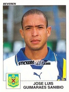 Cromo Jose Luis Guimaraes Sanibio - Football Belgium 2000-2001 - Panini