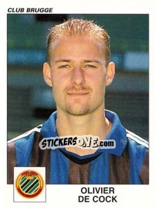 Sticker Olivier De Cock - Football Belgium 2000-2001 - Panini