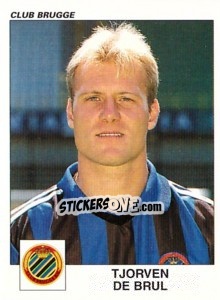 Sticker Tjorven De Brul - Football Belgium 2000-2001 n. 92 - Panini