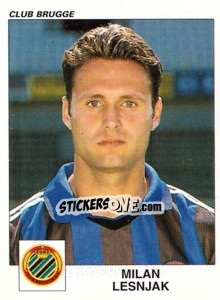 Sticker Milan Lesnjak - Football Belgium 2000-2001 - Panini
