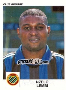 Cromo Nzelo Lembi - Football Belgium 2000-2001 n. 95 - Panini