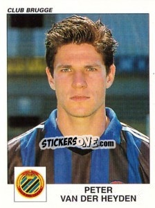 Sticker Peter van der Heyden - Football Belgium 2000-2001 - Panini