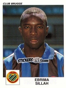 Figurina Ebrima Sillah - Football Belgium 2000-2001 n. 100 - Panini