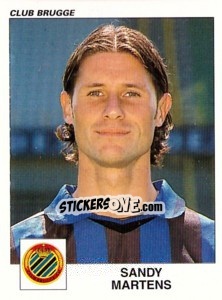 Figurina Sandy Martens - Football Belgium 2000-2001 n. 104 - Panini