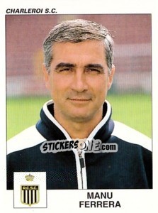 Sticker Manu Ferrera - Football Belgium 2000-2001 - Panini