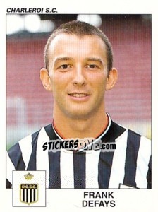 Sticker Frank Defays - Football Belgium 2000-2001 - Panini