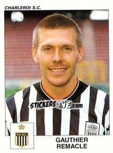 Sticker Gauthier Remacle - Football Belgium 2000-2001 n. 118 - Panini