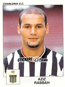 Figurina Aziz Rabbah - Football Belgium 2000-2001 - Panini