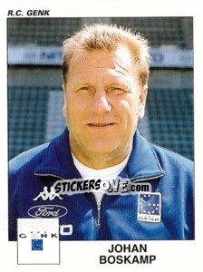 Sticker Johan Boskamp - Football Belgium 2000-2001 - Panini