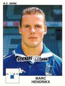 Sticker Marc Hendrickx - Football Belgium 2000-2001 n. 137 - Panini