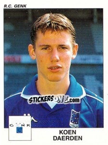 Sticker Koen Daerden - Football Belgium 2000-2001 - Panini