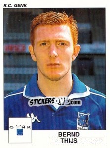 Sticker Bernd Thijs - Football Belgium 2000-2001 n. 140 - Panini