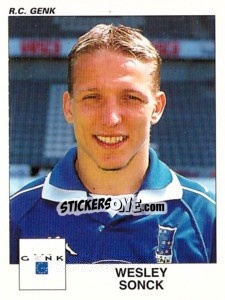 Sticker Wesley Sonck - Football Belgium 2000-2001 n. 144 - Panini